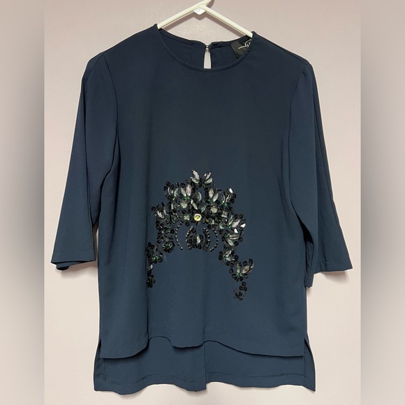 Alexander McQueen BEADED CROWN Blouse MEDIUM Women - Picture 5 of 8